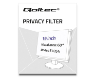 QOLTEC Filtr prywatyzujący 19" | 16:10 51054 - 1243526 - zdjęcie 3